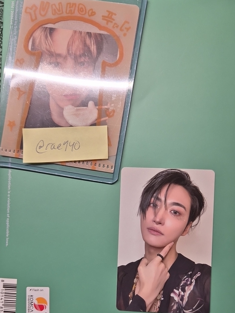 Ateez Seonghwa Photocard